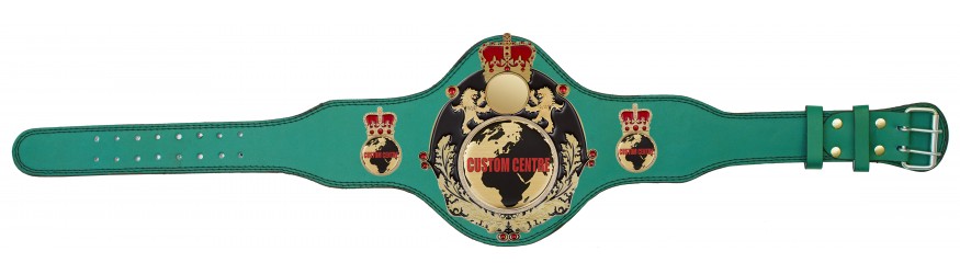 QUEENSBURY PLT LEATHER CUSTOM CHAMPIONSHIP BELT - PLTQUEEN/B/G/CUSTOM - AVAILABLE IN 4 COLOURS